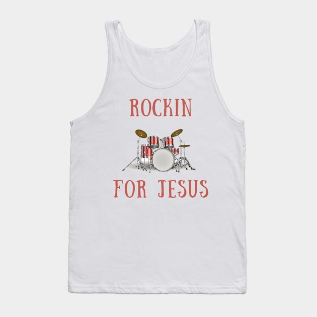 Rockin for jesus Tank Top by IOANNISSKEVAS